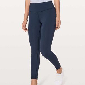 Lululemon Wonder Under 25" Navy sz 4